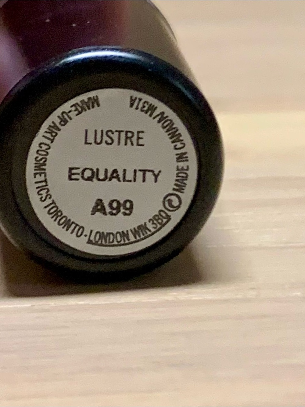 MAC Lustre Equality lipstick discontinued RARE - Picture 3 of 4